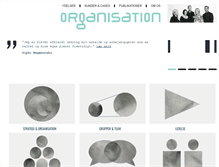 Tablet Screenshot of organisation.cc